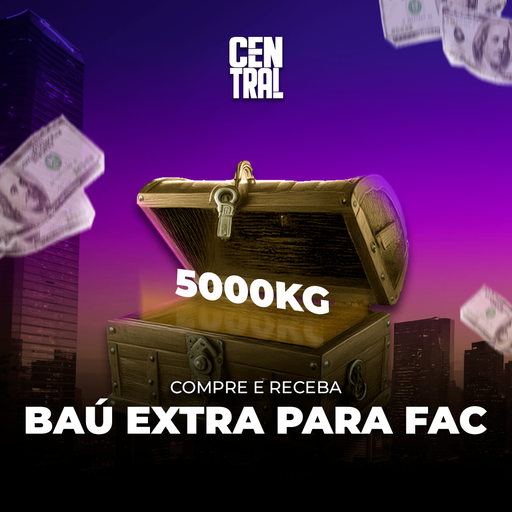📦 + 5000 KG Baú para FACÇÃO
