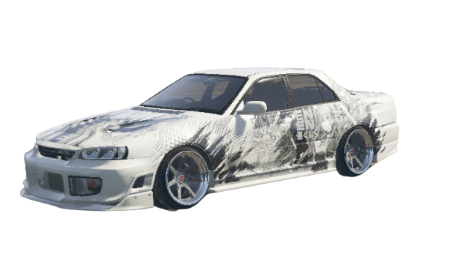 Skyline r34 White Dragon 16B